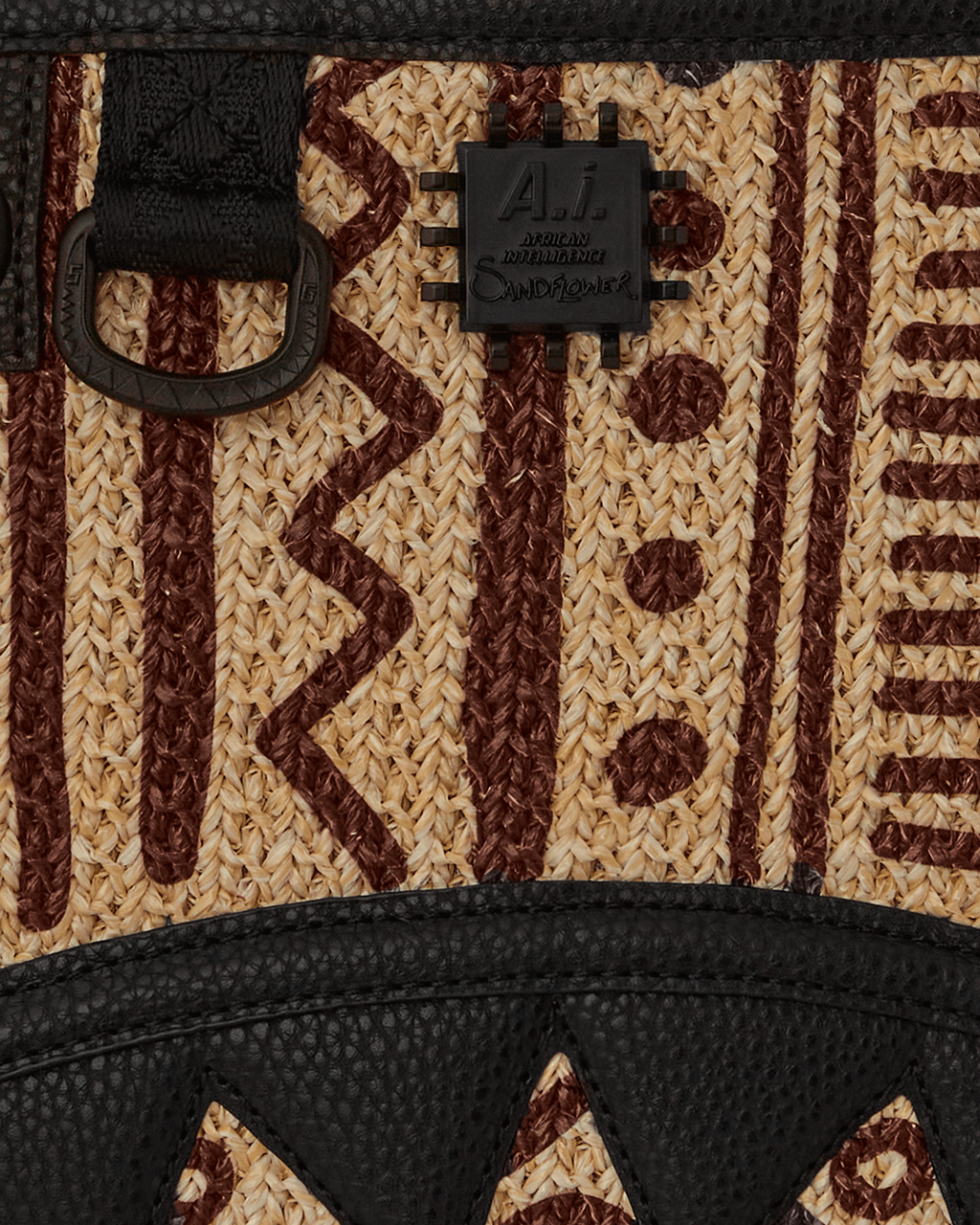 A.I. PALM MIRAGE SHARK LUXE BEACH TOTE