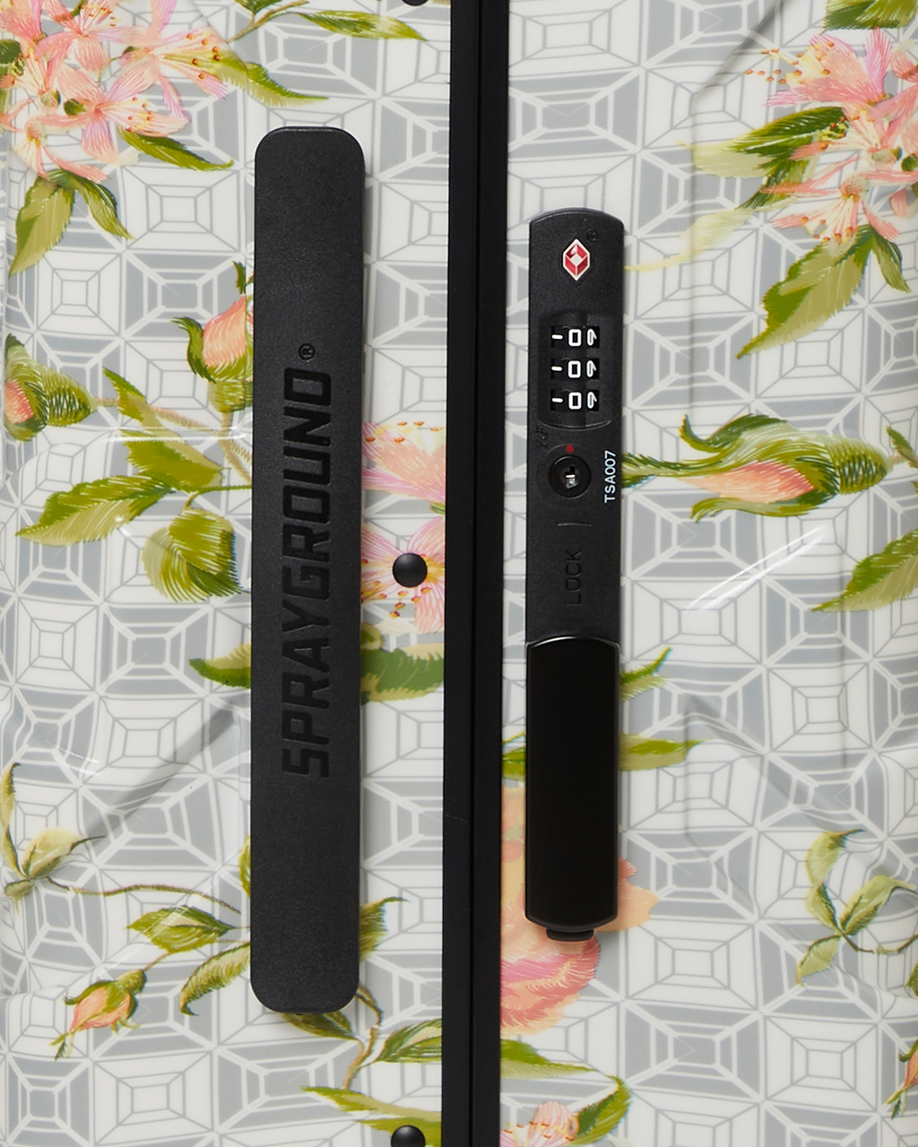 A.I. AFRICAN INTELLIGENCE ELEGANT ENERGY SHARKITECTURE CARRY-ON LUGGAGE - SANDFLOWER COLLAB