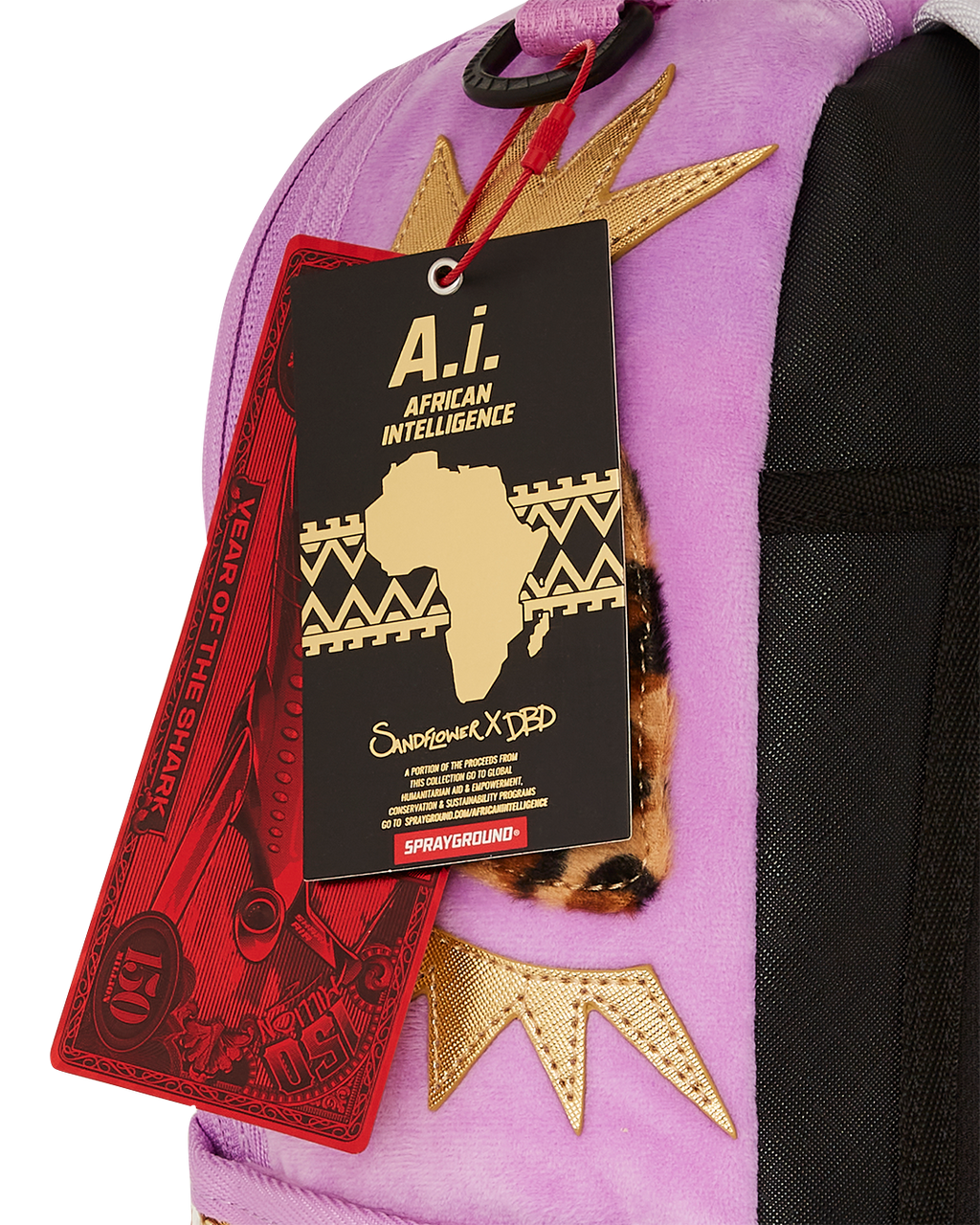 A.I. AFRICAN INTELLIGENCE PARADIGM OF THE PYRAMID BACKPACK - SANDFLOWER COLLAB