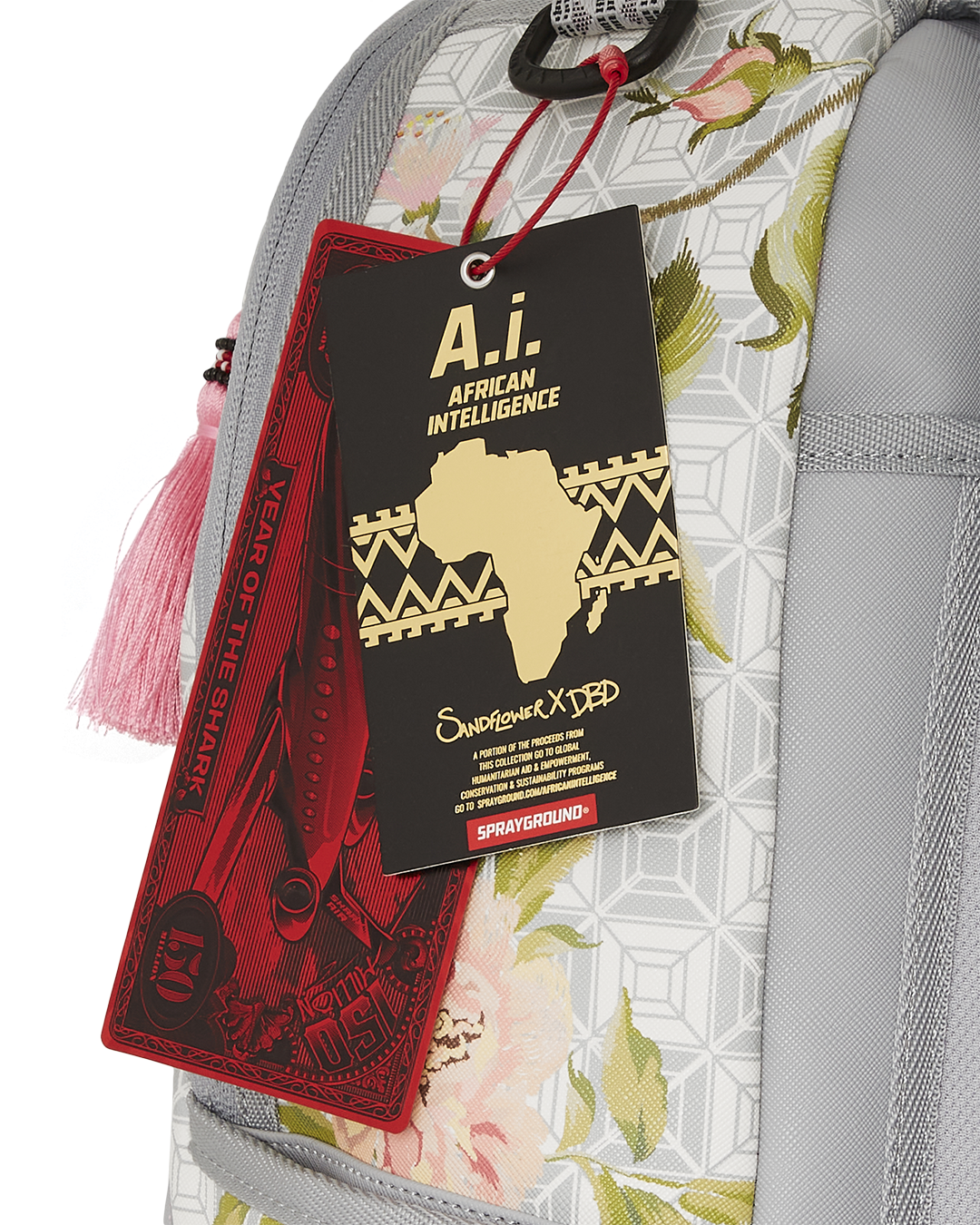 A.I. AFRICAN INTELLIGENCE ELEGANT ENERGY BACKPACK - SANDFLOWER COLLAB